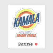 Kamala entfernt Orange Stains Aufkleber (Blatt)