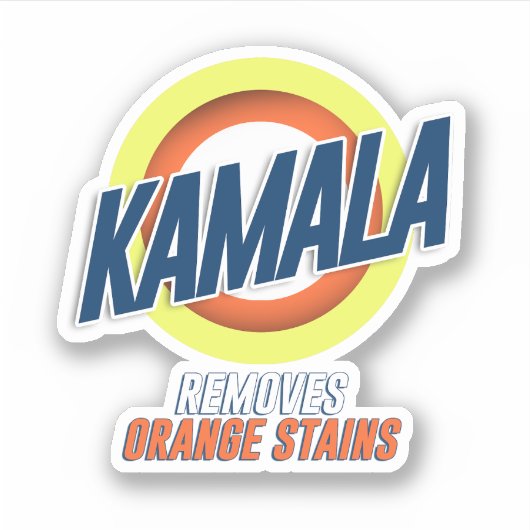 Kamala entfernt Orange Stains Aufkleber (Vorderseite)