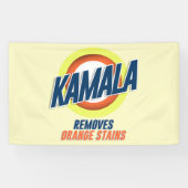 Kamala entfernt Orange Stains Banner (Horizontal)
