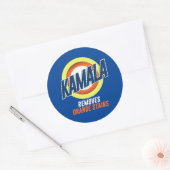 Kamala entfernt Orange Stains Runder Aufkleber (Umschlag)