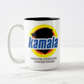 Kamala entfernt Stubborn-Orangenstains Zweifarbige Tasse (Links)