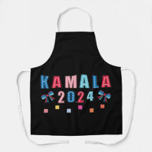 Kamala für 2024. Schwarze Farbe. All-Over-Druck Sc