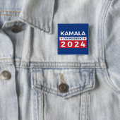 Kamala für Präsident 2024 Button (Beispiel)