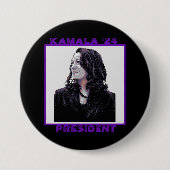 Kamala für Präsident 2024 Button (Vorderseite)