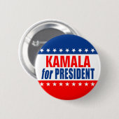 "KAMALA für PRÄSIDENT" Button (Vorne & Hinten)