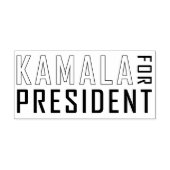 KAMALA FÜR PRÄSIDENT GUMMISTEMPEL (Prägung)