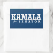 KAMALA FÜR SENATOR RECHTECKIGER AUFKLEBER (Tasche)