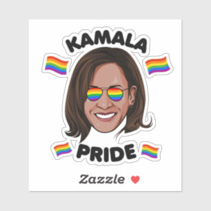 KAMALA GAY PRIDE AUFKLEBER
