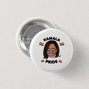 KAMALA GAY PRIDE BUTTON