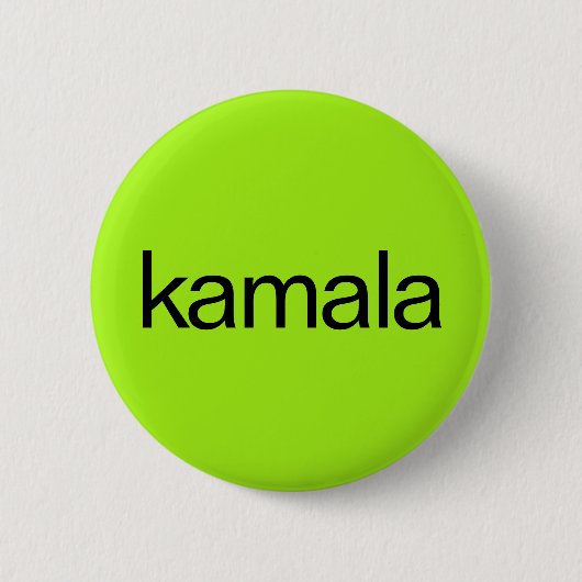 "Kamala"-grüne Schaltfläche Button (Vorderseite)