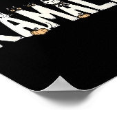 Kamala Halloween Cat Lover Hexennamen Design Poster (Ecke)