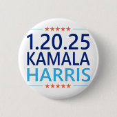 Kamala Harris 1. Frau Präsidentin 1.20.25 Button (Vorderseite)