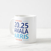 Kamala Harris 1. Frau Präsidentin 1.20.25 Kaffeetasse (Vorderseite Links)