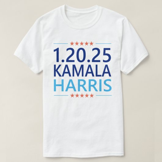 Kamala Harris 1. Frau Präsidentin 1.20.25 T-Shirt (Design vorne)