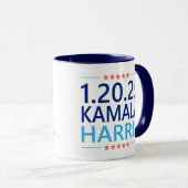 Kamala Harris 1. Frau Präsidentin 1.20.25 Tasse (VorderseiteRechts)