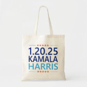 Kamala Harris 1. Frau Präsidentin 1.20.25 Tragetasche (Vorne)