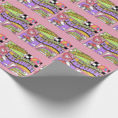 Kamala Harris 1. Frau Präsidentin Einweihung Geschenkpapier (Ecke)