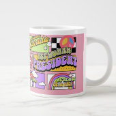 Kamala Harris 1. Frau Präsidentin Einweihung Jumbo-Tasse (Rechts)