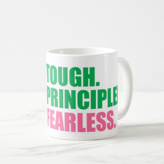 Kamala Harris 2020 ALIAS TFP Kaffeetasse (VorderseiteRechts)