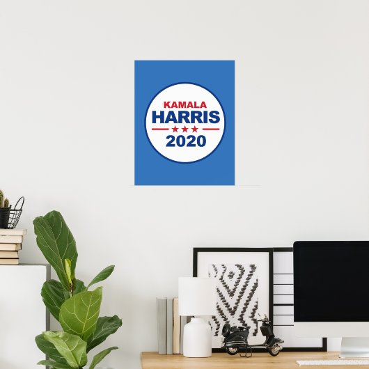 Kamala Harris 2020 - Aufkleber - Poster (Heimbüro)