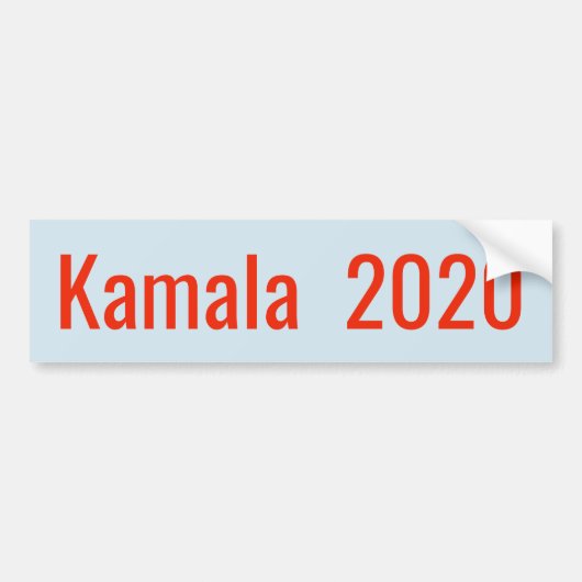 Kamala Harris 2020 Autoaufkleber (Vorne)
