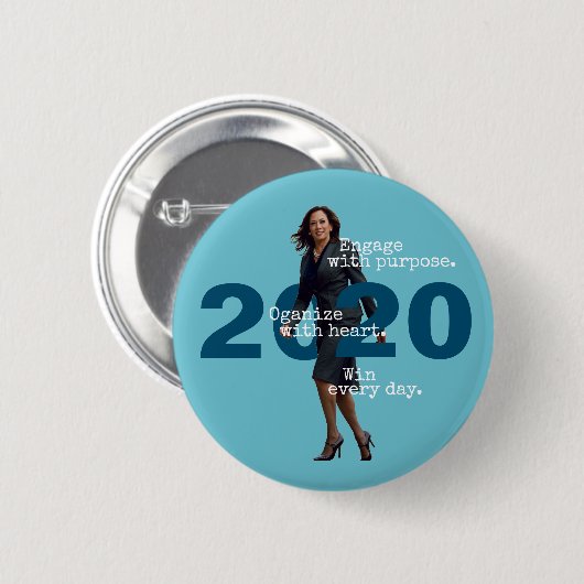 Kamala Harris 2020 Button (Vorne & Hinten)