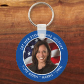 Kamala Harris 2020 Collectible Keepake Foto Schlüsselanhänger (Vorderseite)