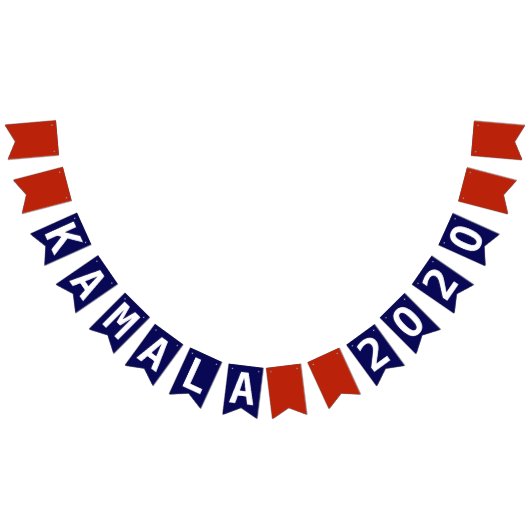 Kamala Harris 2020 Präsident Demokrat Blue Wimpelkette (Alle)