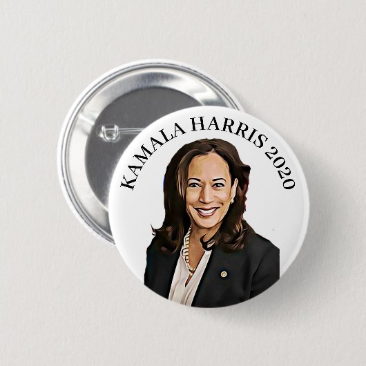 Kamala Harris 2020 Präsidentschaftskandidat Button (Vorne & Hinten)