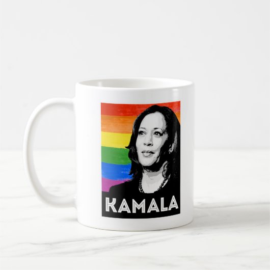 KAMALA HARRIS 2020 PRIDE POSTER KAFFEETASSE (Links)