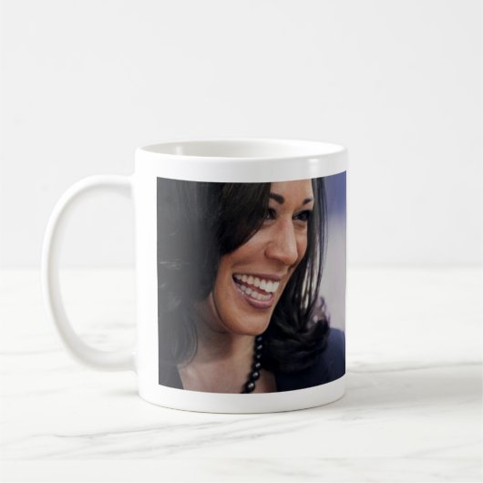 Kamala Harris 2020 starke prinzipientreue Kaffeetasse (Links)