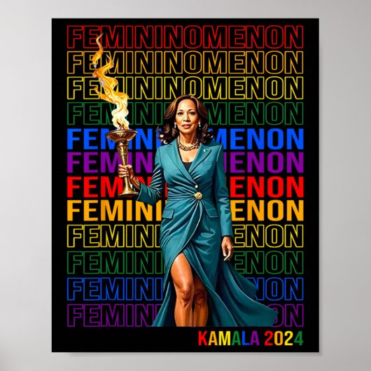 Kamala Harris 2024 1 Poster (Vorne)
