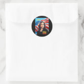 Kamala Harris 2024 2 Runder Aufkleber (Tasche)