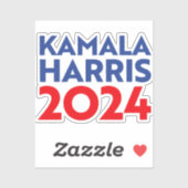 Kamala Harris 2024 Aufkleber (Blatt)