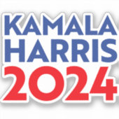 Kamala Harris 2024 Aufkleber (Vorderseite)