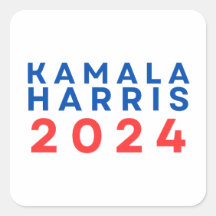 Kamala Harris 2024 Aufkleber für die Präsidentscha