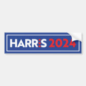 Kamala Harris 2024 Autoaufkleber (Vorne)