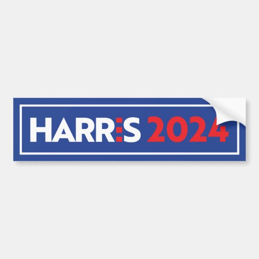 Kamala Harris 2024 Autoaufkleber (Vorne)