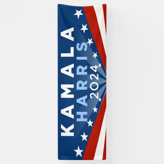 Kamala Harris 2024 Banner (Vertikal)