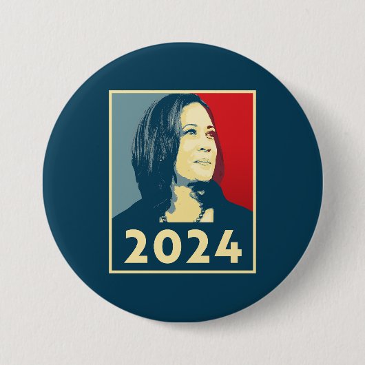 Kamala Harris 2024 Button (Vorderseite)