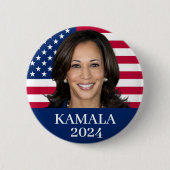 Kamala Harris 2024 Button (Vorderseite)