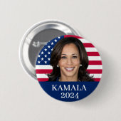 Kamala Harris 2024 Button (Vorne & Hinten)