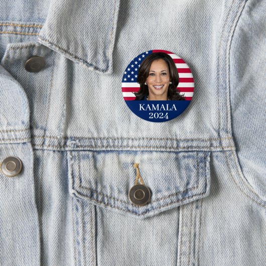 Kamala Harris 2024 Button (Beispiel)