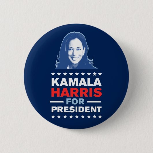 Kamala Harris 2024 Button (Vorderseite)