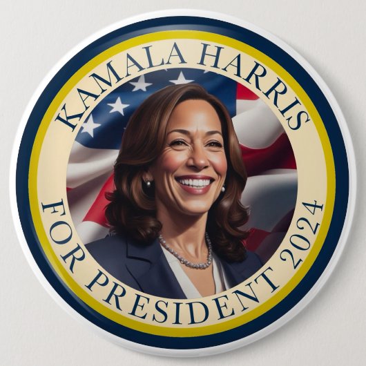 Kamala Harris 2024 Button (Vorderseite)
