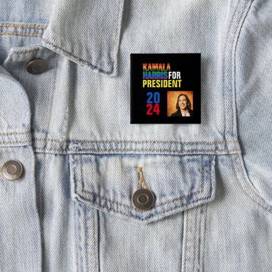 Kamala Harris 2024 Button (Beispiel)