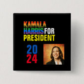 Kamala Harris 2024 Button (Vorderseite)