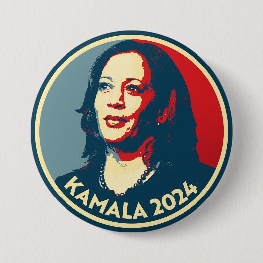 Kamala Harris 2024 Button (Vorderseite)