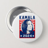 Kamala Harris 2024 Button (Vorne & Hinten)