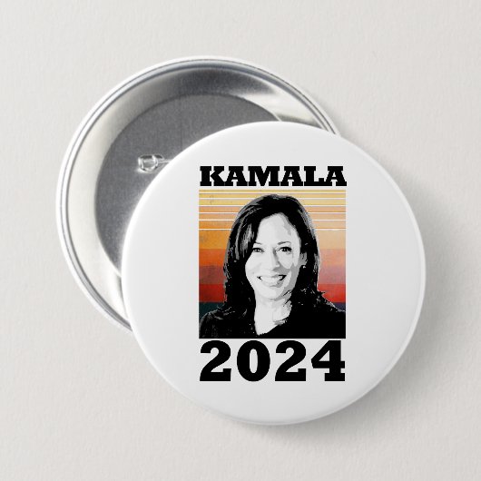 Kamala Harris 2024 Button (Vorne & Hinten)